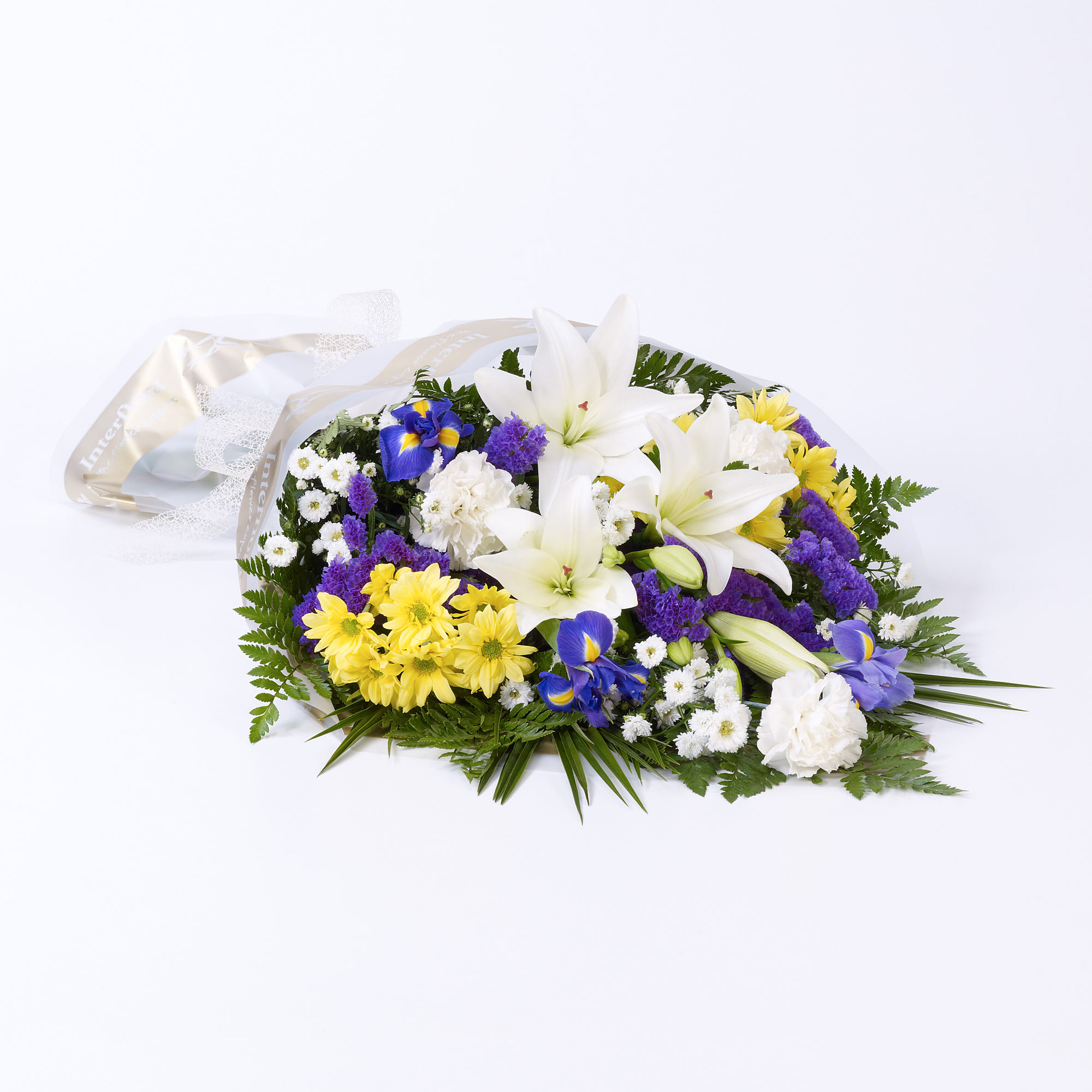 MIXED FLOWERS IN CELLOPHANE