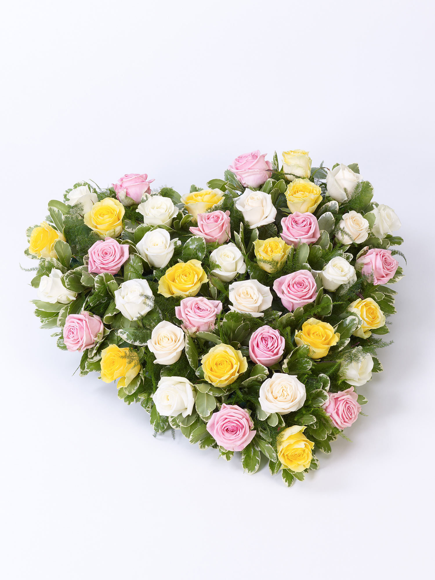 Mixed Rose Heart